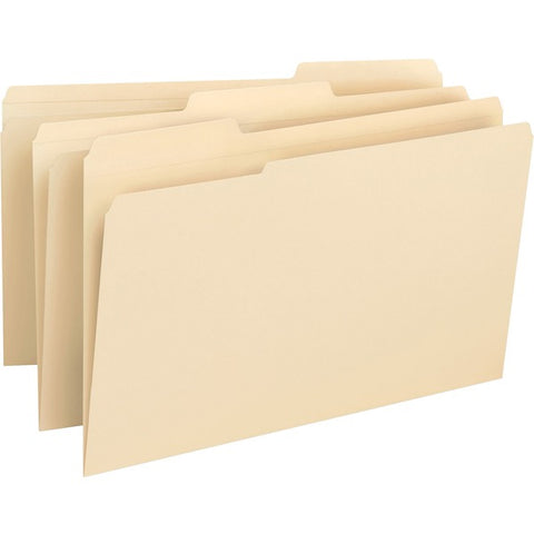 Business Source Business Source 1/3-cut 1-ply Tab File Folders