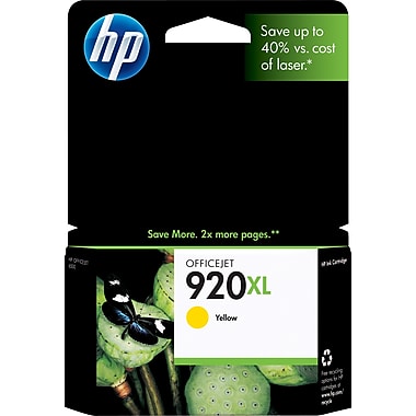 HP 920XL (CD974AN) High Yield Yellow Original Ink Cartridge (700 Yield)