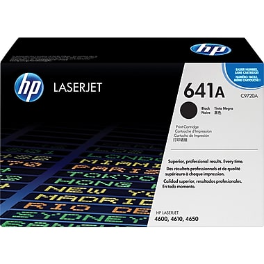HP 641A (C9720A) Color LaserJet 4600 4610 4650 Black Original LaserJet Toner Cartridge (9000 Yield)